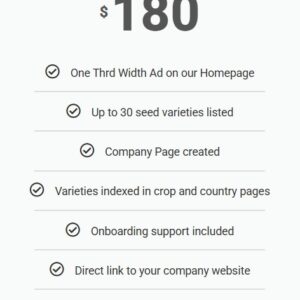 Direct Link to your Company on SEEDBASE SiteBar (12 Months)